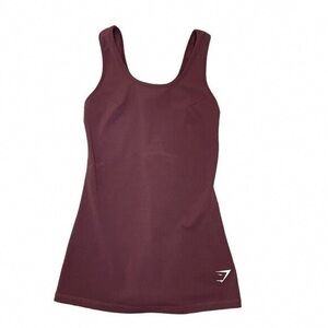 Gymshark Maroon Tank Top